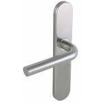 Poign�es sur plaques - bec - de - cane - inox - linox 493 vachette