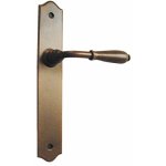 Poign�es sur plaques bec - de - cane - vieux fer rouill� - nevers bouvet