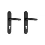 Poignes sur plaques cl i - pour serrure d'urgence cf 5000 - noir tesa scurit
