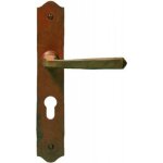 Poign�es sur plaques cl� i - vieux fer martel� rouill� - bellac bouvet