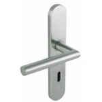 Poign�es sur plaques - cl� l - inox - linox 493 vachette