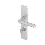 Poign�es sur plaques condamnation - aluminium argent - golf vachette