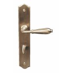 Poign�es sur plaques condamnation - laiton patin� - nevers bouvet