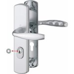 Poign�es sur plaques renforc�es cl� i - aspect argent - new - york hoppe