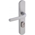 Poignées sur plaques renforcées clé i - sûreté - argent - secumax vachette Poignées sur plaques renforcées clé i - sûreté - argent - secumax vachette