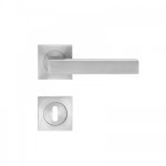 Poign�es sur rosaces carr�es cl� l - inox - seattle er 46 q karcher design