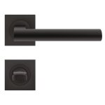 Poignes sur rosaces carres condamnation - inox noir - madeira er45q karcher design