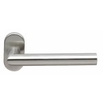 Poignes sur rosaces ovales - inox 304 - pour profil troit - est 21 normbau