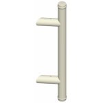 Poigne tirage incline  50 - 500 mm - perce - alu noir - diva xxi la croise ds