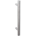 Poign�e de tirage pour porte battante - inox - entraxe 900 mm - paire igs