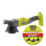 Polisseuse 18v one + ? - disque �125mm + 3 patins - solo - r18p - 0 ryobi