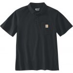 Polo de travail à manches courtes sleeve pocket - noir - l carhartt Polo de travail à manches courtes sleeve pocket - noir - l carhartt