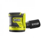 Ponceuse excentrique 18v one + ? - �125mm + 3 abrasifs - solo - rros18 - 0 ryobi