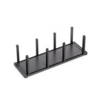 Porte - assiette vertical orderbox pour tiroir - 159x468mm - gris - alu et plastique emuca