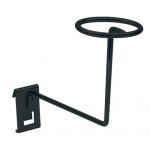 Porte casquette et chapeau 200 x 200 mm - Ø 100 mm - finition noir bohnacker Porte casquette et chapeau 200 x 200 mm - Ø 100 mm - finition noir bohnacker
