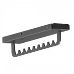 Porte cintres extractible chic - fixation sous tablette - anthracite - longueur 240 mm menage confort ...