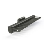 Porte cravates lat�ral extractible pour placard quartz - titane emuca