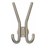 Porte - manteaux sur lice inox 304 - 2 ttes cadap