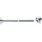 Porte rideaux droit extensible laiton chrom pellet asc