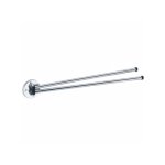 Porte - serviettes 2 barres mobiles - en acier chrom - diamtre 12 mm pellet asc