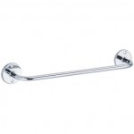 Porte - serviettes fixe en acier chrom - diamtre 12 mm - 1 barre pellet asc