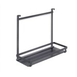 Porte - ustensiles de cuisine  accrocher titane - acier anthracite emuca