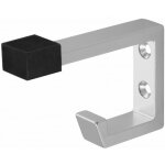 Portemanteau avec butoir en aluminium hermeta