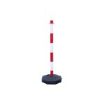 Poteaux  40 mm en plastique avec base  lester de 29x29cm hauteur 85cm - lot de 2 viso