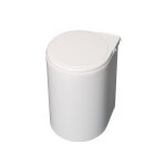 Poubelle sous evier avec ouverture automatique - 1 bac de 13 litres - blanc emuca