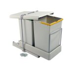 Poubelles de tri slectif - 2 bacs 14 litres emuca