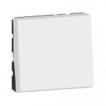 Poussoir mosaic - 2 modules - 6a - blanc legrand