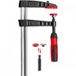 Presse à vis en fonte malléable avec poignée bi - matière tg - 200x80mm vp dolex Presse à vis en fonte malléable avec poignée bi - matière tg - 200x80mm vp dolex