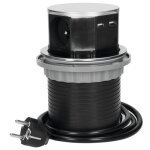 Prise escamotable - 3 prises 2p + t / 2 ports usb - 360 giro orno