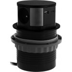 Prise escamotable 3 prises 2p + t + 2 prises usb orno