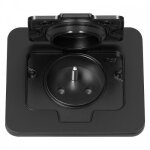 Prise simple �tanche ip55 - 16a - 2p + t - carr� - noir thomson