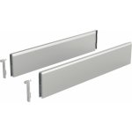 Profils en acier topside arcitech - argent - hauteur 92 m - l450mm hettich