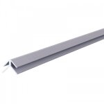 Profils aluminium pour panneau composite aluminium - angle en u - gris nordlinger