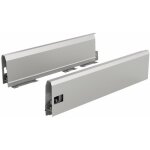 Profils arcitech - hauteur 126 mm - argent - l300 mm hettich