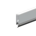 Profil d'encadrement de porte asp - aluminium anodis - joint silicone ellen