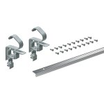 Profil de guidage ferrure porte pliante - alu - 1200 mm - wingline s hettich