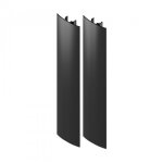 Profils de masquage - aluminium anthracite - par 2 - 2 m - gond platimium tirard