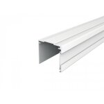 Profil mono - rail haut pour porte de placard coulissante - 2, 55m - noir seed