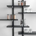 Profil mural - � encastrer ou en applique - alu titane - 3 m - syst�me pin salice