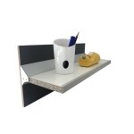 Profils porte - tablettes - longueur de 2 m - aluminium - anodisé argent quincadécor Profils porte - tablettes - longueur de 2 m - aluminium - anodisé argent quincadécor