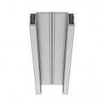 Profil aluminium domalurail pour clips et structure stratlock sl - srle domarine