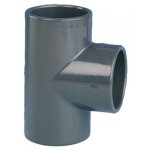 T pvc pression 90 femelle / femelle  coller - diamtre 16 codital