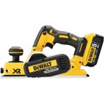 Rabot portatif 18v - avec batterie et chargeur - dcp580p2 - qw dewalt
