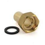 Raccord 2 pices bronze mle cuivre  15 crou  20 / 27 viega