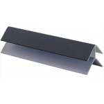 Raccord d'angle pour plinthes en pvc - angle 90 - 150 mm - noir synercia