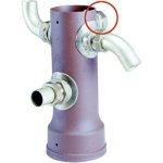 Raccord bourdin droit m 40x49 sans �crou ni douille raccord bourdin